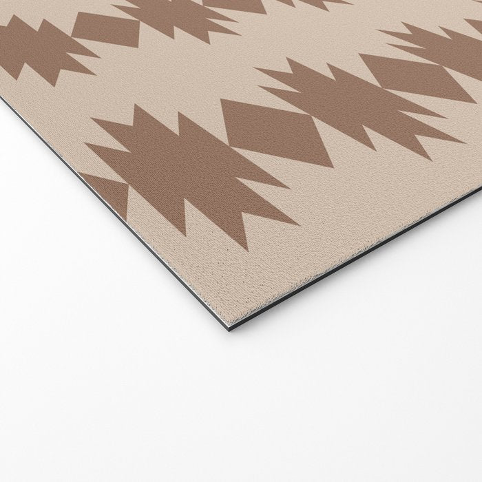  Geometric Southwestern Pattern XLV Desert Beige Welcome Mat Gallery Image 2
