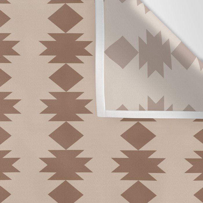  Geometric Southwestern Pattern XLV Desert Beige Wall Tapestry Gallery Image 3