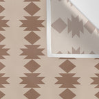  Geometric Southwestern Pattern XLV Desert Beige Wall Tapestry Gallery Image 3