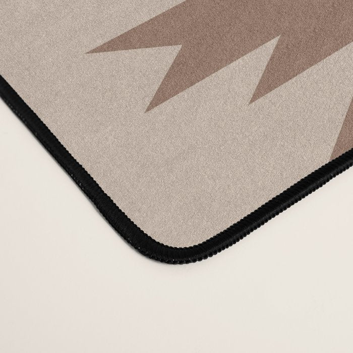  Geometric Southwestern Pattern XLV Desert Beige Desk Mat Gallery Image 4