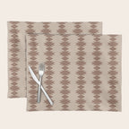  Geometric Southwestern Pattern XLV Desert Beige Placemat Gallery Image 1