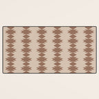  Geometric Southwestern Pattern XLV Desert Beige Desk Mat Gallery Image 3