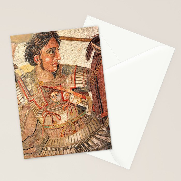 Battle Of Issus Mosaic Alexander The Great Stationery Card Gallery Image 2