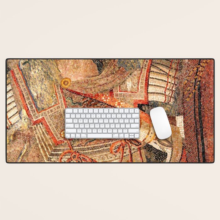 Battle Of Issus Mosaic Alexander The Great Desk Mat Gallery Image 1