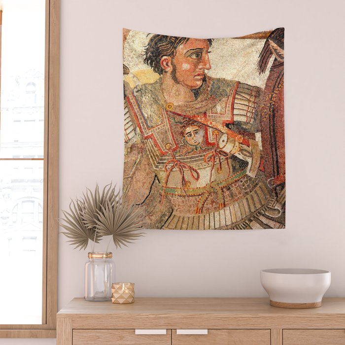 Battle Of Issus Mosaic Alexander The Great Wall Tapestry Gallery Image 2