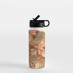 Battle Of Issus Mosaic Alexander The Great Water Bottle Gallery Image 1