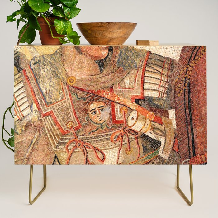 Battle Of Issus Mosaic Alexander The Great Credenza Gallery Image 1