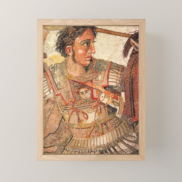 Battle Of Issus Mosaic Alexander The Great Mini Art Print Gallery Image 1