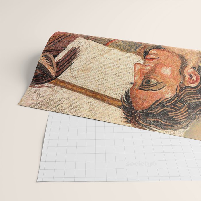 Battle Of Issus Mosaic Alexander The Great Wrapping Paper Gallery Image 2