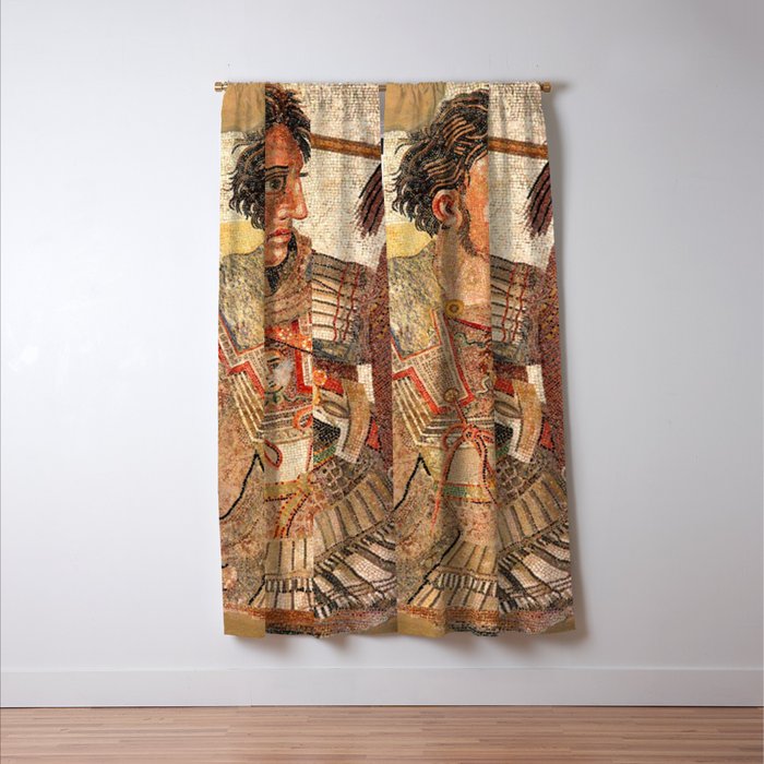 Battle Of Issus Mosaic Alexander The Great Window Curtain Gallery Image 3