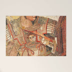 Battle Of Issus Mosaic Alexander The Great Welcome Mat Gallery Image 1