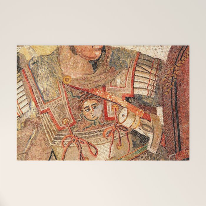 Battle Of Issus Mosaic Alexander The Great Welcome Mat Gallery Image 1