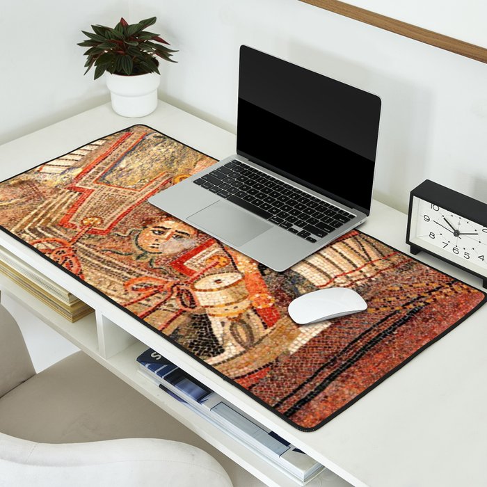 Battle Of Issus Mosaic Alexander The Great Desk Mat Gallery Image 2