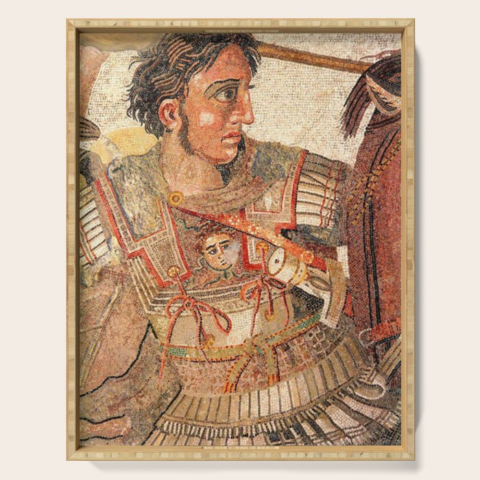 Battle Of Issus Mosaic Alexander The Great Serving Tray Gallery Image 1