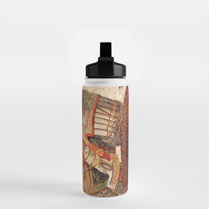 Battle Of Issus Mosaic Alexander The Great Water Bottle Gallery Image 2