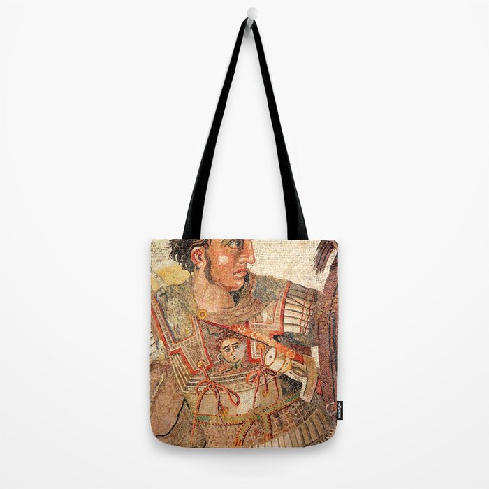Battle Of Issus Mosaic Alexander The Great Tote Bag Gallery Image 2