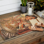 Battle Of Issus Mosaic Alexander The Great Outdoor Rug Gallery Image 2
