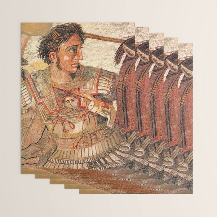 Battle Of Issus Mosaic Alexander The Great Wrapping Paper Gallery Image 3