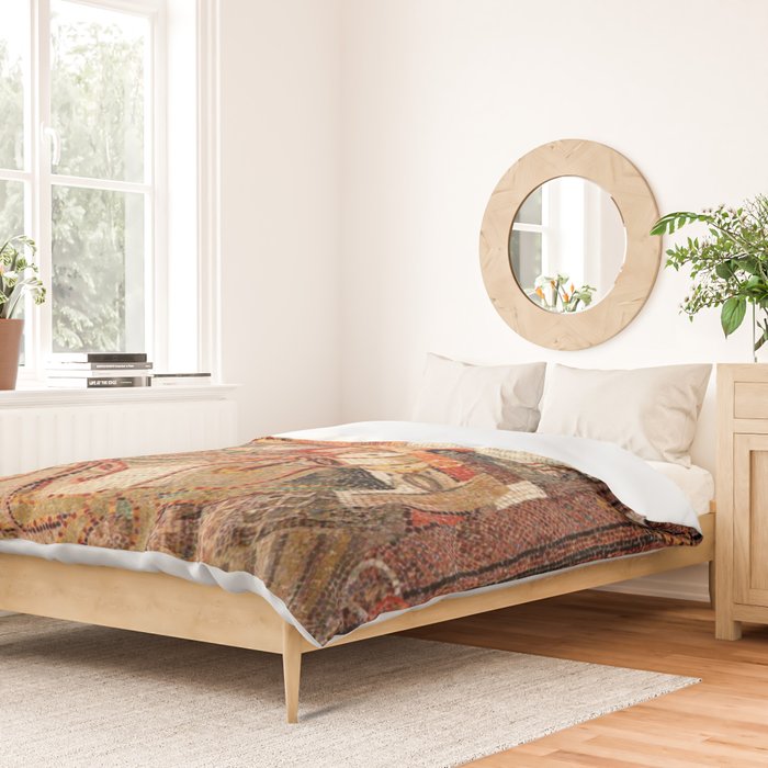 Battle Of Issus Mosaic Alexander The Great Duvet Cover Gallery Image 2