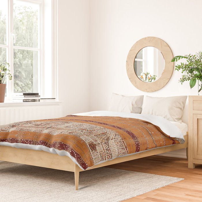 Tapis Lampong South Sumatra Indonesian Wrap for Woman Print Duvet Cover Gallery Image 2