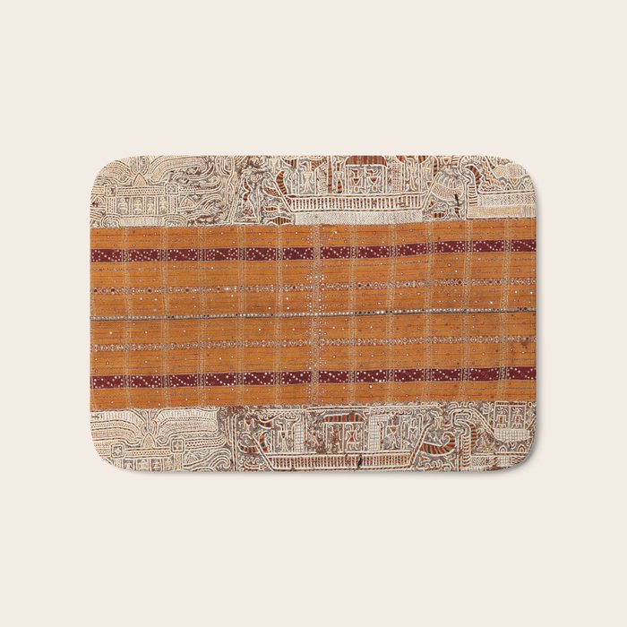 Tapis Lampong South Sumatra Indonesian Wrap for Woman Print Bath Mat Gallery Image 1