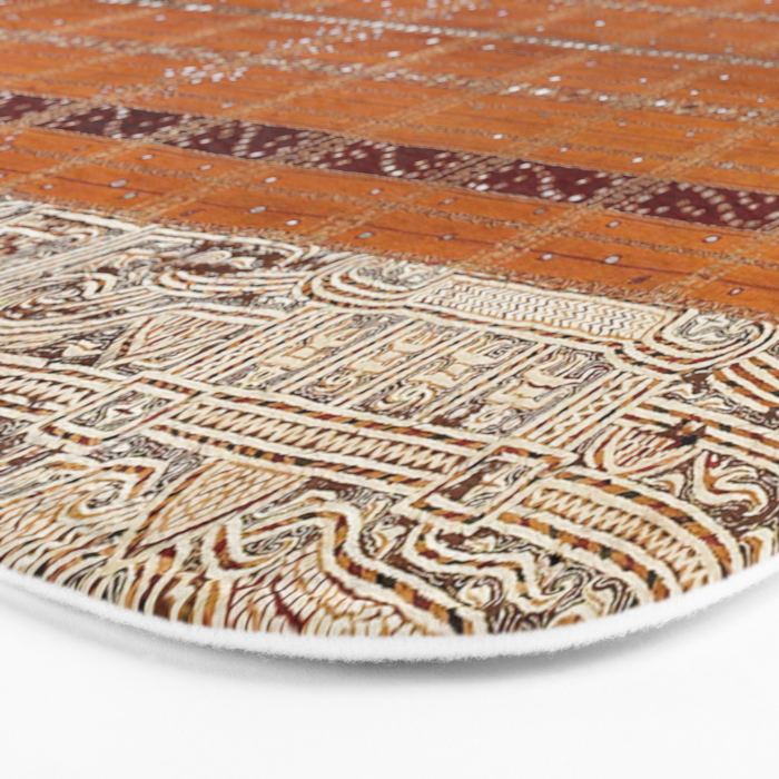 Tapis Lampong South Sumatra Indonesian Wrap for Woman Print Bath Mat Gallery Image 3