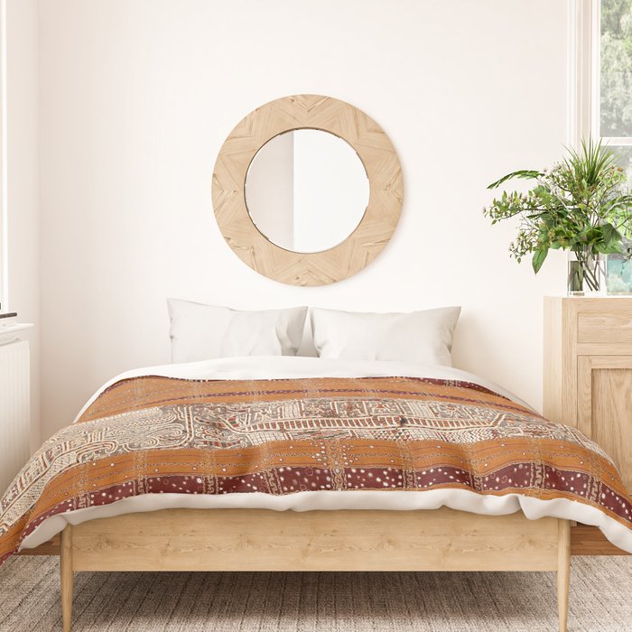 Tapis Lampong South Sumatra Indonesian Wrap for Woman Print Duvet Cover Gallery Image 3