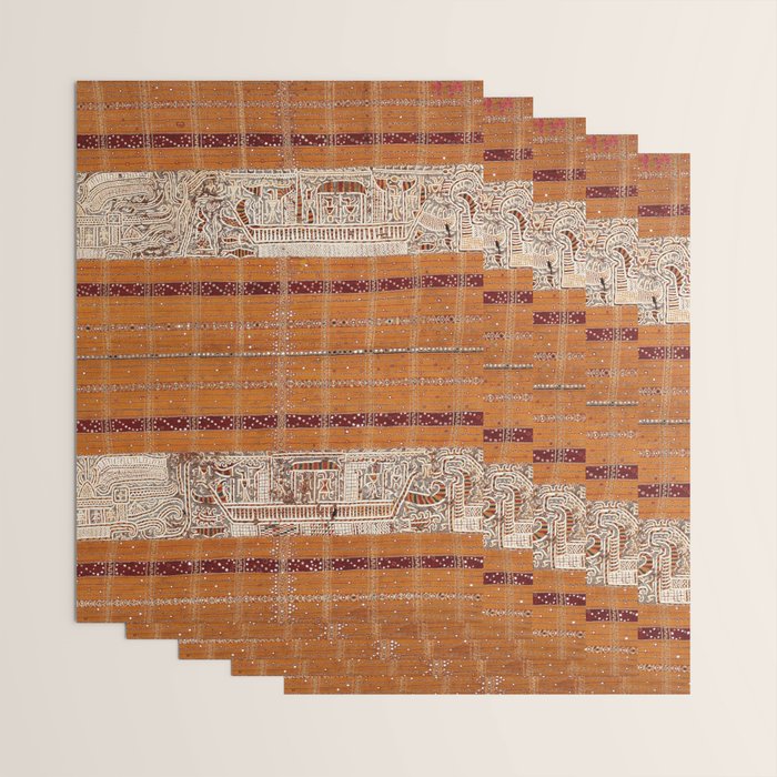 Tapis Lampong South Sumatra Indonesian Wrap for Woman Print Wrapping Paper Gallery Image 3