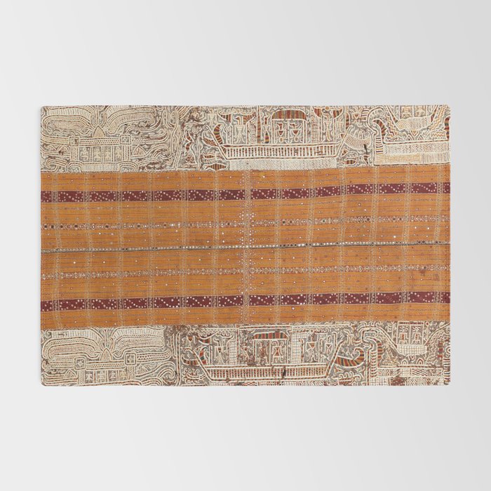 Tapis Lampong South Sumatra Indonesian Wrap for Woman Print Rug Gallery Image 2