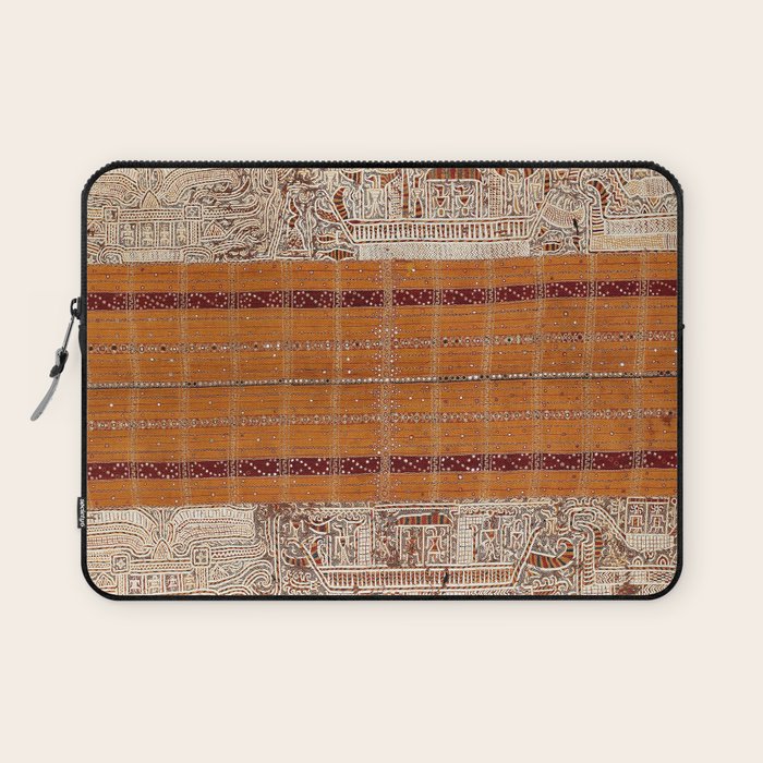 Tapis Lampong South Sumatra Indonesian Wrap for Woman Print Laptop Sleeve Gallery Image 1