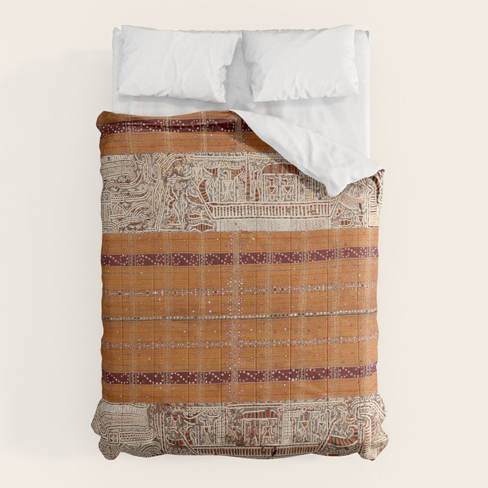 Tapis Lampong South Sumatra Indonesian Wrap for Woman Print Comforter Gallery Image 1