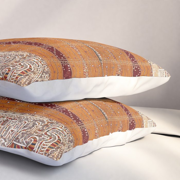 Tapis Lampong South Sumatra Indonesian Wrap for Woman Print Pillow Sham Gallery Image 3