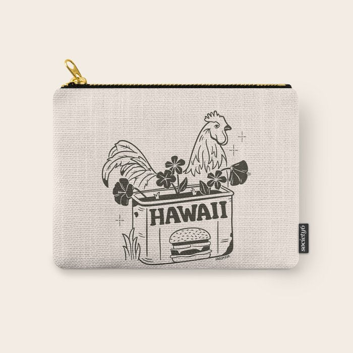 HAWAII (In Cream) Carry All Pouch Gallery Image 1