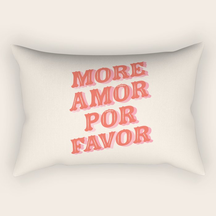 More Amor Rectangular Pillow Gallery Image 1