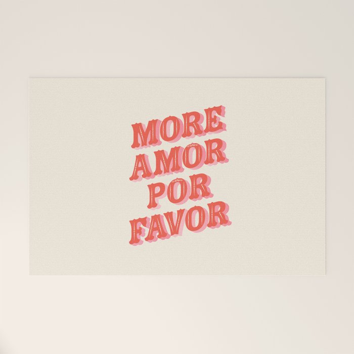 More Amor Welcome Mat Gallery Image 1
