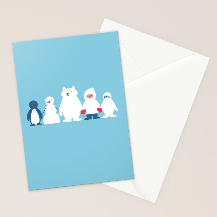 Winter friends Stationery Card Gallery Image 2