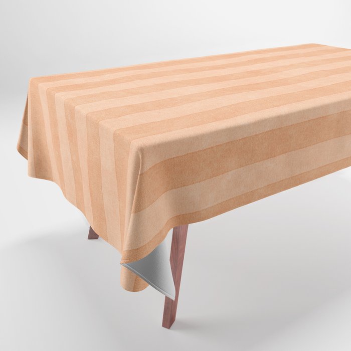 STRIPES - 004 - peach Tablecloth Gallery Image 1