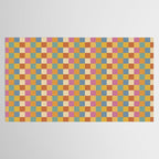 Checkered Multicolor Pattern XXXVII Colorful Summer Tablecloth Gallery Image 2