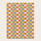 Checkered Multicolor Pattern XXXVII Colorful Summer Notebook Gallery Image 4