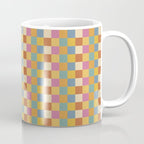 Checkered Multicolor Pattern XXXVII Colorful Summer Coffee Mug Gallery Image 1