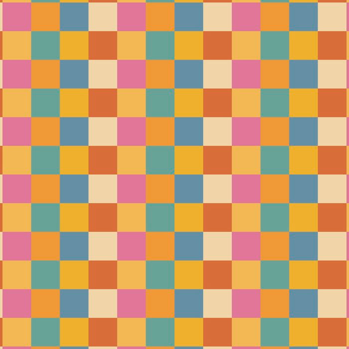 Checkered Multicolor Pattern XXXVII Colorful Summer Coffee Mug Gallery Image 2