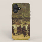 The Bear Dance Painting - William Holbrook Beard iPhone Case Gallery Image 1