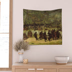 The Bear Dance Painting - William Holbrook Beard Wall Tapestry Gallery Image 2