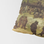 The Bear Dance Painting - William Holbrook Beard Pillow Sham Gallery Image 4