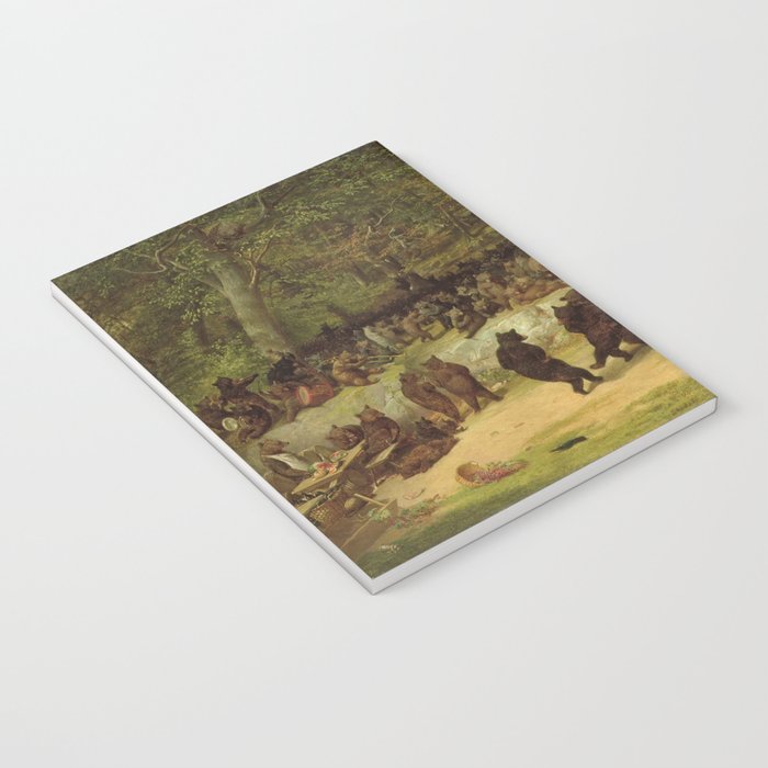 The Bear Dance Painting - William Holbrook Beard Notebook Gallery Image 3