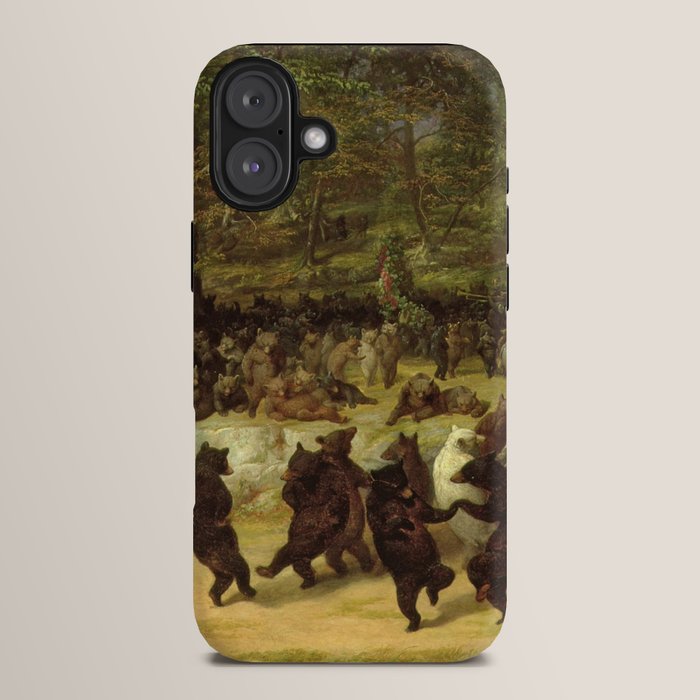 The Bear Dance Painting - William Holbrook Beard iPhone Case Gallery Image 14