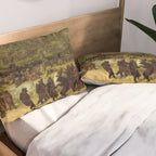 The Bear Dance Painting - William Holbrook Beard Pillow Sham Gallery Image 2