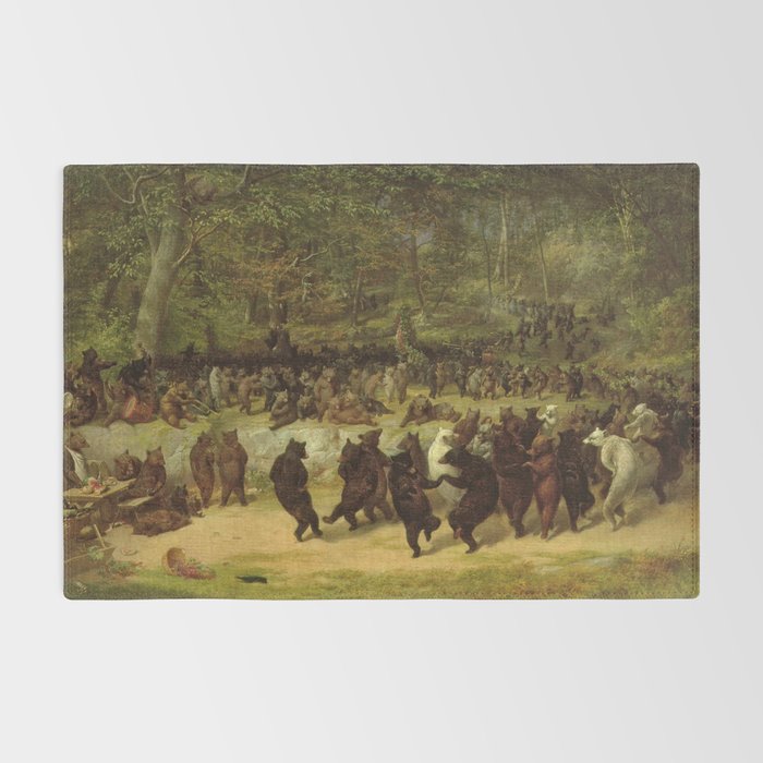 The Bear Dance Painting - William Holbrook Beard Rug Gallery Image 2