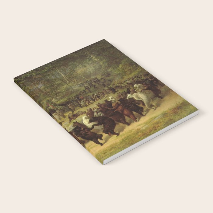 The Bear Dance Painting - William Holbrook Beard Notebook Gallery Image 2
