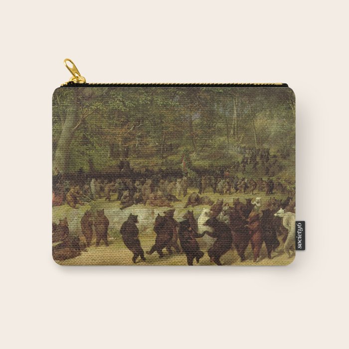 The Bear Dance Painting - William Holbrook Beard Carry All Pouch Gallery Image 1